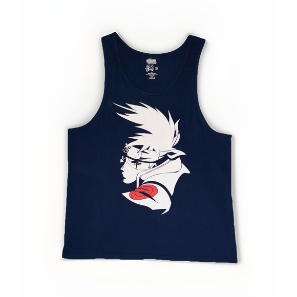 Ripple Junction Other - Naruto Shippuden Kakashi Hatake 20th Anniversary Graphic Tank Top Size XL